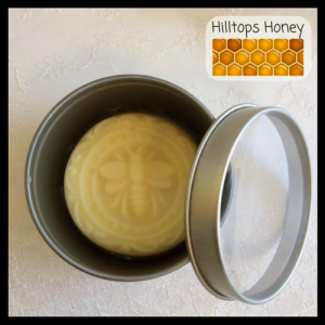 Beeswax Hand Lotion Bar - Small in Tin Container