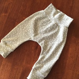 Olive Splots Harem Pants