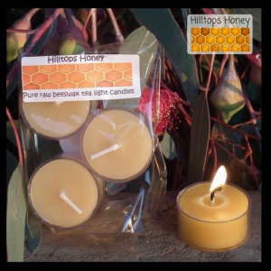Beeswax Candle - Tealight 3pk