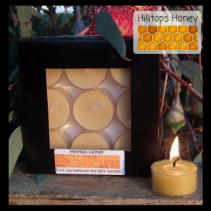 Beeswax Candle - Tealight 9pk