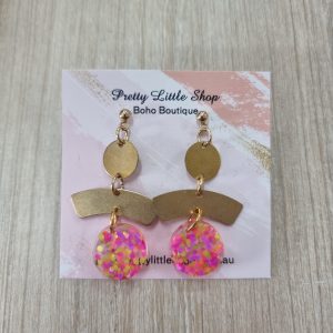 Handmade Earrings - GOLD BAR DANGLES