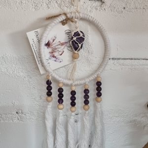 Macrame Dream Catcher - Amethyst