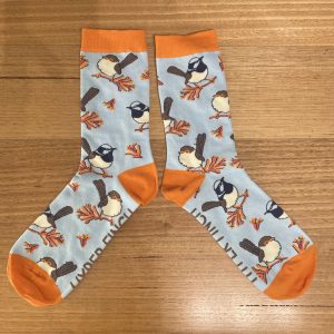Superb Fairywren Socks (Blue)