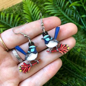 Superb Fairywren Earrings