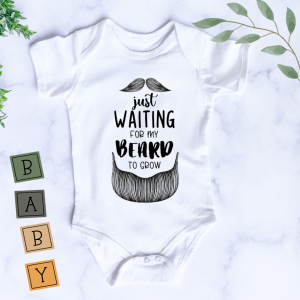 Baby Onesie - Waiting For My Beard To Grow