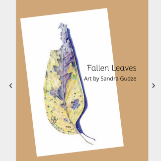 Calender 2025 featuring Sandra's Leaf Art