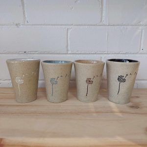 Evelyn's Place Dandelion Stoneware Cups