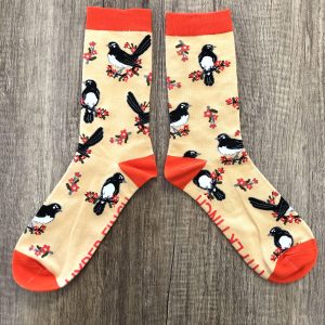 Willie Wagtail Socks (Sand)