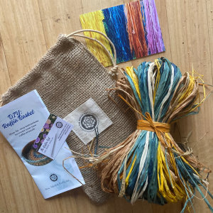 Raffia basket kit large The Raffia Kat