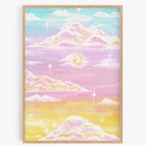 Pastel Sunset - Fine Art Giclée Print (A4)