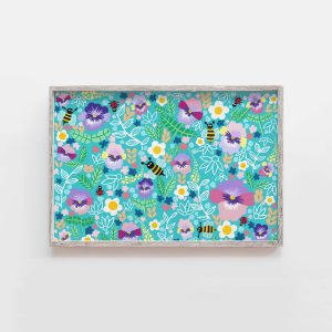 Field of Pansies - Fine Art Giclée Print (A4)