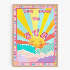 Here Comes the Sun - Fine Art Giclée Print (A4)