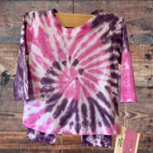 Bright Pink and Purple Two (2) Piece Set