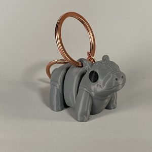 Hippopotamus Keychain