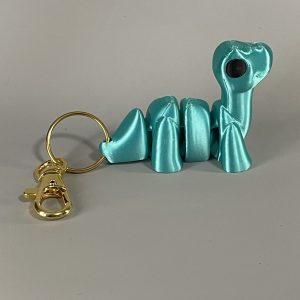 Brontosaurus Keychain