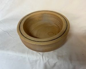 Bowl with Iolite Inlay