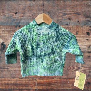 Baby Jumper - Dark and Light Green