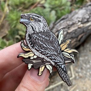 Tawny Frogmouth Enamel Pin
