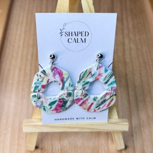 Artistic handmade polymerclay earrings