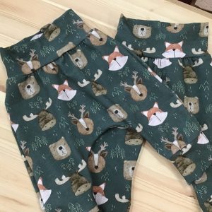 Woodland Forest Animals Harem Pants