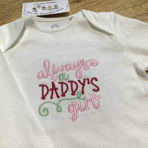 Always Daddy's Girl Long Sleeve Bodysuit