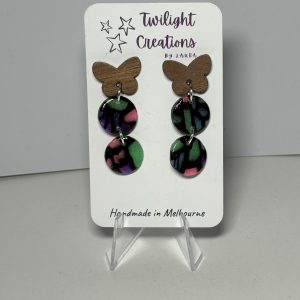 Polymer clay earrings