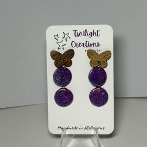 Polymer clay earrings