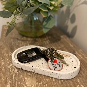 Oval trays in various Terrazzo designs