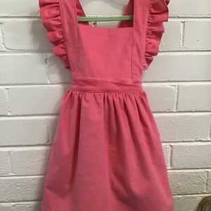 Bright Pink Pinafore Dress