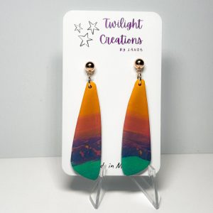 Handcrafted dangle earrings