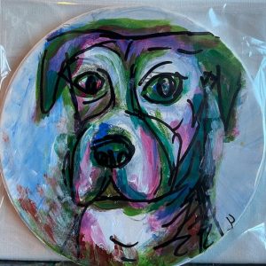 Ceramic Coaster - dog 2