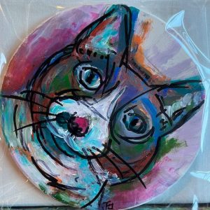 Ceramic Coaster - cat