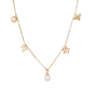 Seasons Charm Necklace - 14K Gold Vermeil