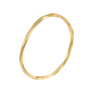 Ripple Bangle - 18K Gold Plated Stainless Steel