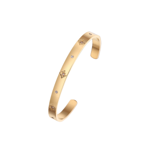 Guidance Cuff - 18K Gold Plated Stainless Steel