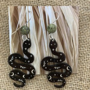 snake earrings