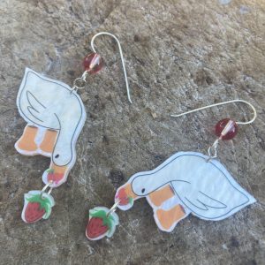 Goose earrings