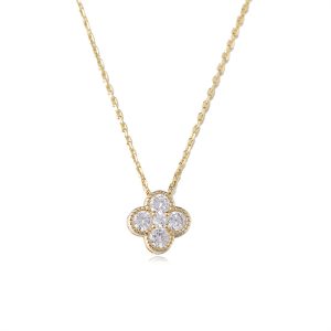 Lucky Clover Necklace - 14K Gold Plated