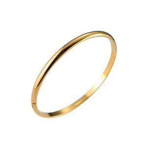 Golf Bangle - 18K Gold Plated Stainless Steel