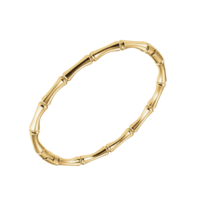 Bamboo Bangle - 18K Gold Plated Stainless Steel