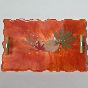 Autumn Glow Resin ServingTray