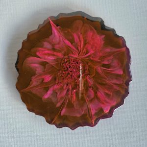 Resin Geode Coaster - Dazzling Hot Pink