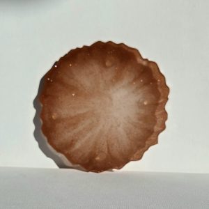 Resin Geode Coaster - Brown Glitter