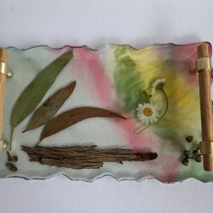 Resin Serving Tray - Australian Natives