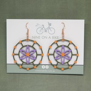 Sundial Earrings (Arizona/Rose Gold)