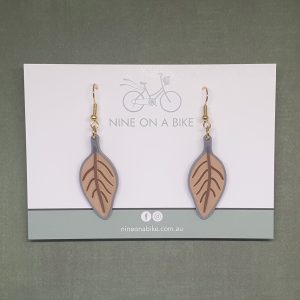 Petite Gum Leaf Earrings (Bolsena/Gold)