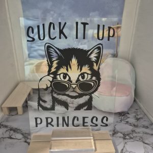 Acrylic Sign - Suck it Up
