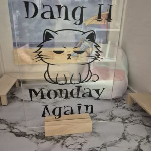 Acrylic Sign - Dang It