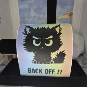 Vinyl Car Sticker - Back Off!!