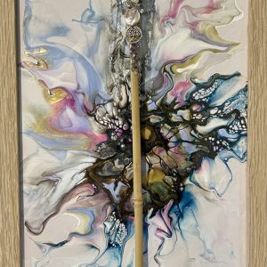 Framed Crystal Wand (large)